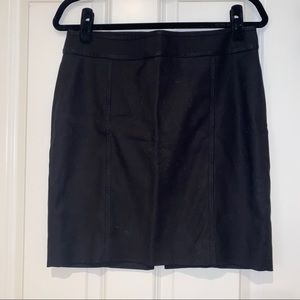 White & Black black pencil skirt